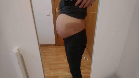妊娠30週　お腹写真　ブログ